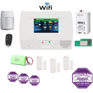 Honeywell Home Lynx Touch L5210 Security Alarm Kit with WIFI, Sign & Decals