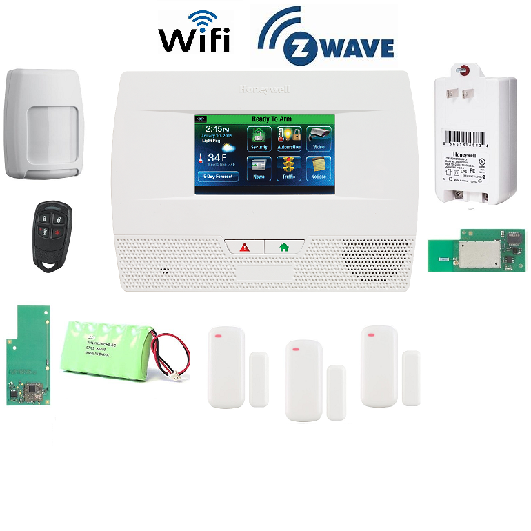 Honeywell Home L5210 Security Alarm Kit with WiFi & Zwave
