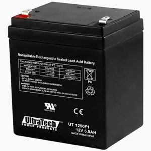 UltraTech IM-1250F1 12 Volt 5.0 Ah Sealed Lead Acid Battery