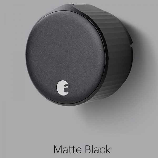 August Wi-Fi Smart Lock- Matte Black