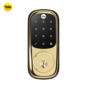 Yale YRD226-ZW2-605 TouchScreen Deadbolt Z-Wave Lock-Polished Brass