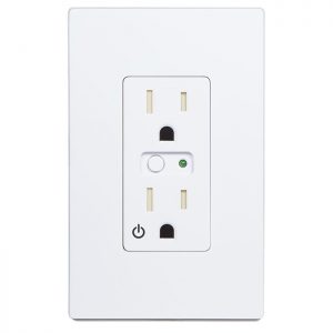 GoControl WO15EMZ5-1 Z-Wave Single Wall Outlet