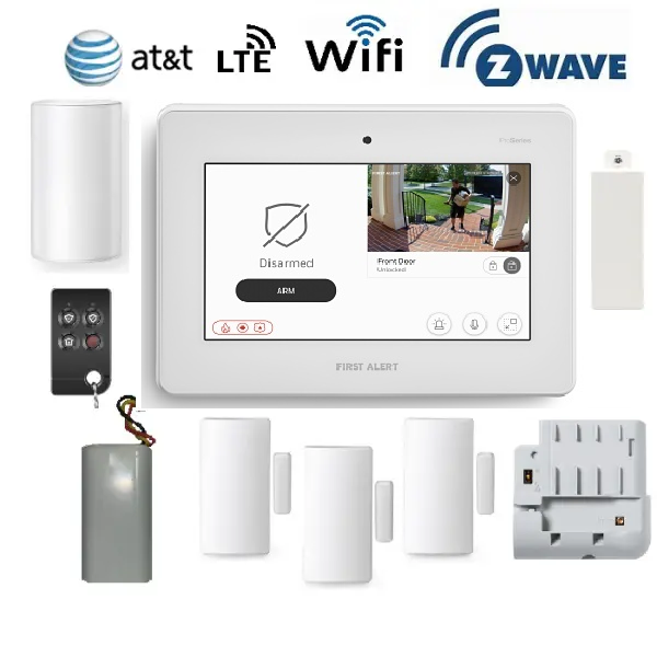 First Alert Resideo formally Honeywell Home PROA7PLUS-FA ProSeries Security Alarm Kit with AT&T LTE Cellular
