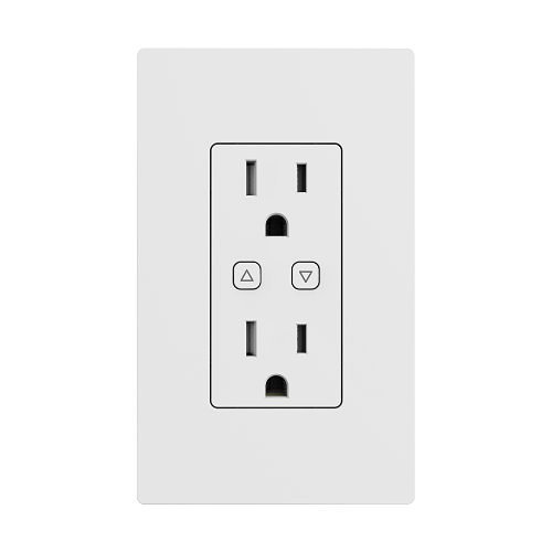 Qolsys IQSKT-PG IQSmartSocket-PG PowerG In-wall Socket With 2 Outlets